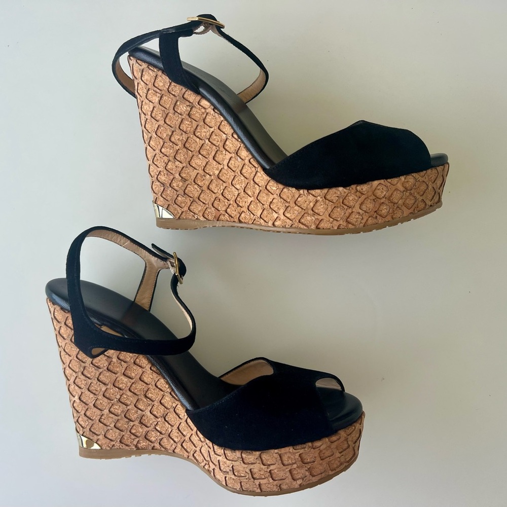 Black Wedge Sandals Jimmy Choo - Picture 4 of 10